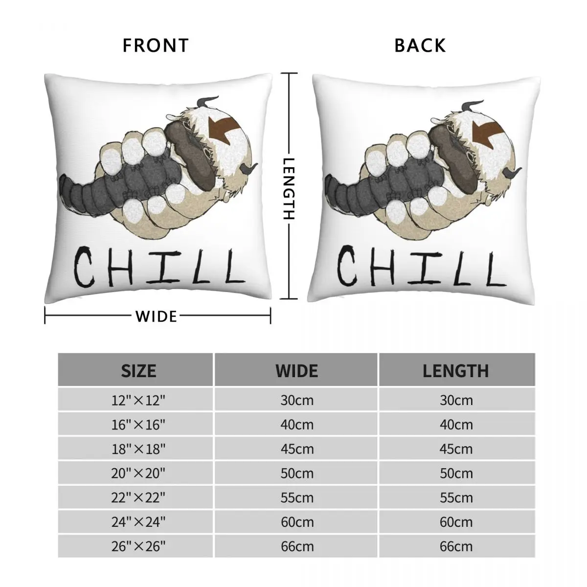 Chill Appa Square Pillowcase Polyester Linen Velvet Printed Zip Decor Room Cushion Cover 18