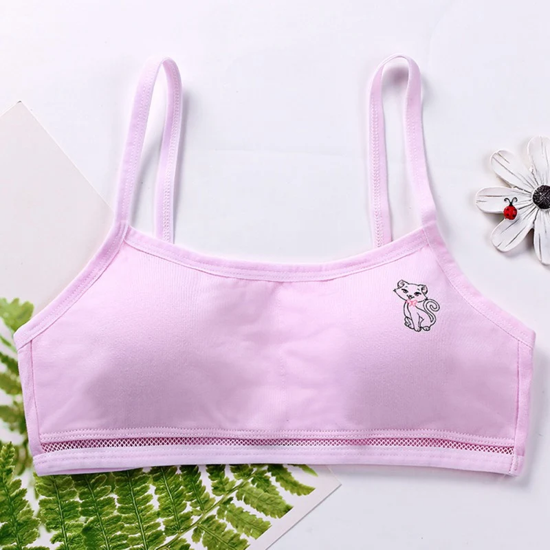 Girls Sports Bra Push Up Running Bra Tops Girls Full Cup Seamless Underwear Training Puberty Bra Sports Yoga Gym Sport Bra