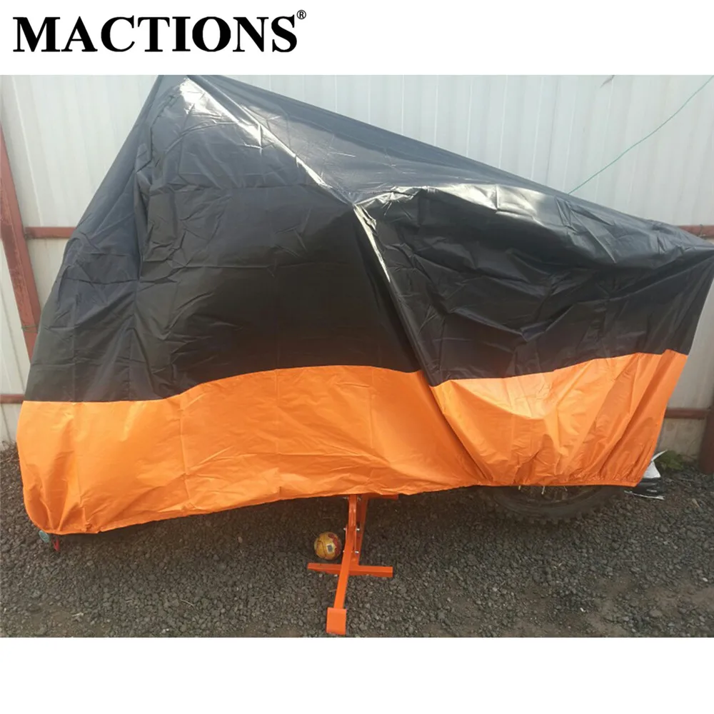 Motorrad Abdeckung Outdoor Uv-schutz Roller Regen Abdeckung Motoren Regen Staub M L XL XXL XXXL Für Harley Touring Sportster XL Dyna – Detail 1
