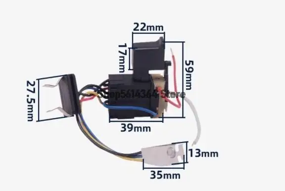 Wiertarka elektryczna pyłoszczelna kontrola prędkości spust DC 7.2-24V wiertarka akumulatorowa do Hitachi