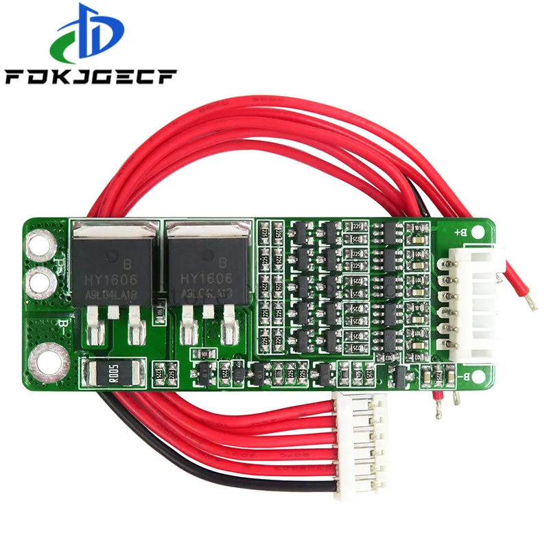 5S 15A Li-ion Lithium Battery BMS 18650 Charger Protection Board 18V 21V Cell Protection Circuit