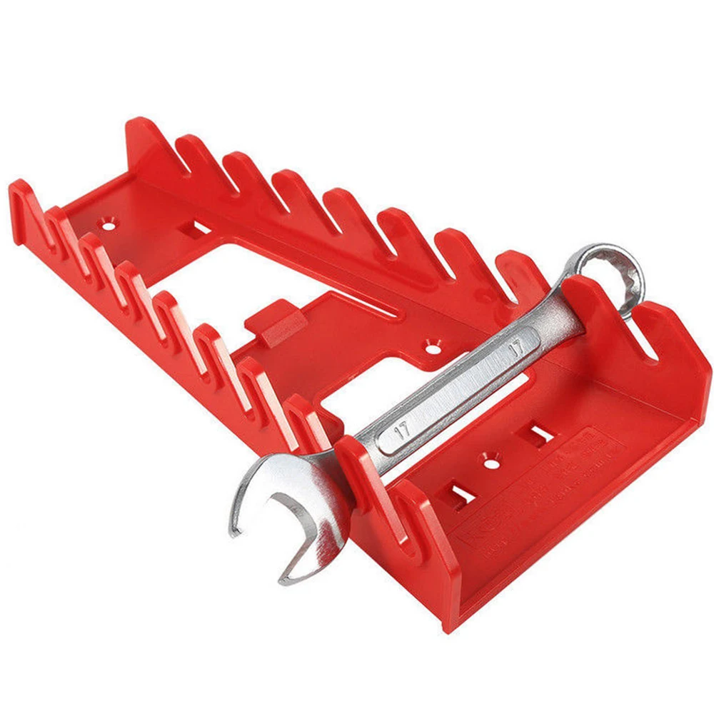 Wrench Organizer Plastic Standard Spanner Wrench Holders Tray Sockets Rack Storage Tools Sorter