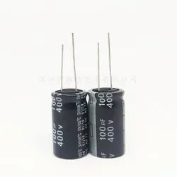 2PCS/lot Higt quality 400V100UF 18*30mm 100UF 400V Aluminum Electrolytic Capacitor Size：18x30（MM）