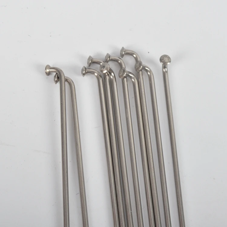Scooter Spokes 40Pcs/lot  E-bike Spokes 12G 2.5mm diameter Bicycle Spokes length 105~155mm + Nipple Sliver color