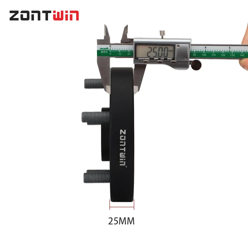 2PCS 25mm Black