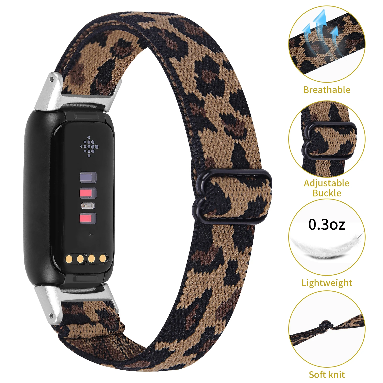 For Fitbit Luxe Strap Elastic Nylon Smart Bracelet Replacement Wristband band Women Men Watch Strap for fitbit luxe accessories