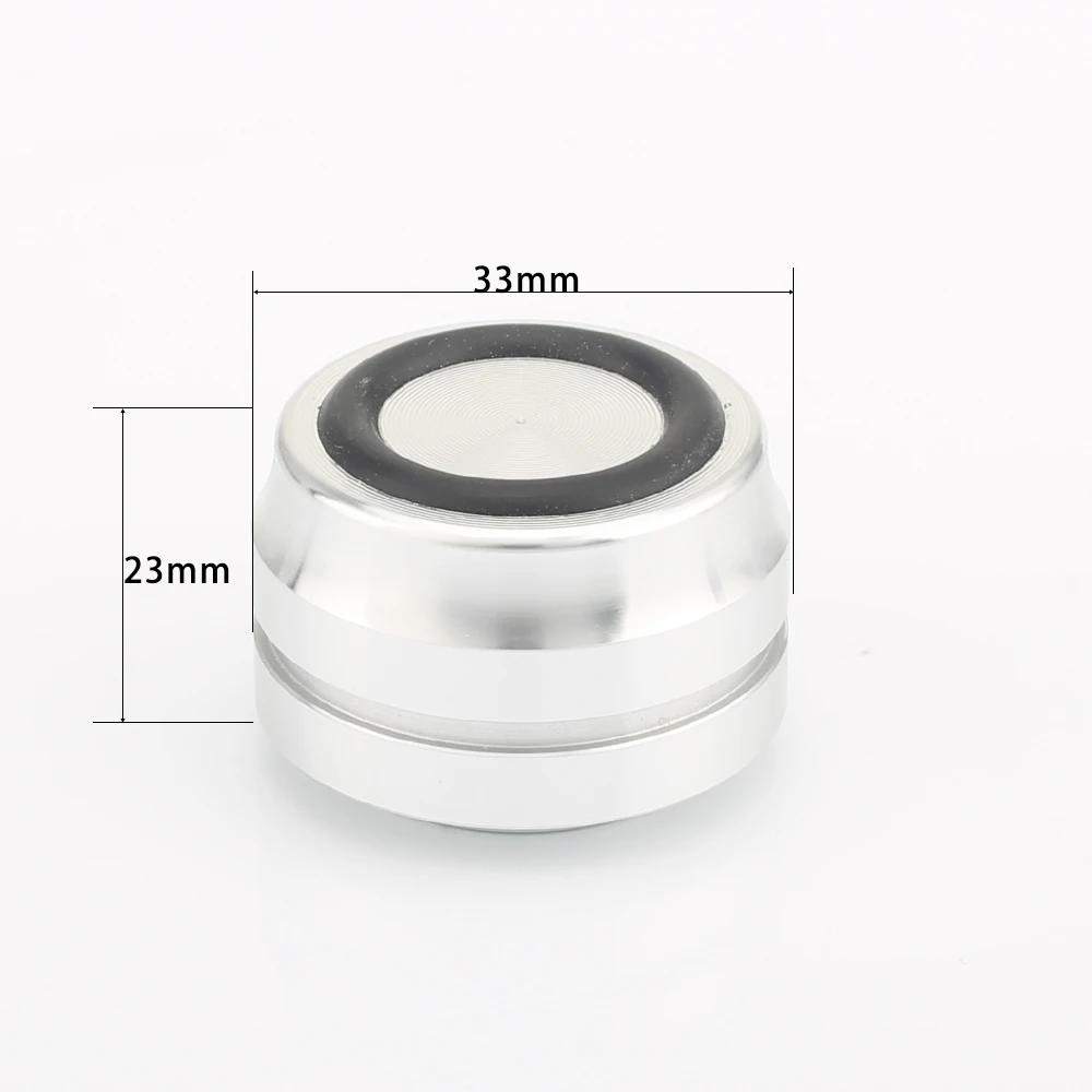 4 pés do chassi do suporte do orador da liga de alumínio dos pces 33*22mm com pés da base da máquina do leitor de cd dac dos picos da esteira do não-deslizamento