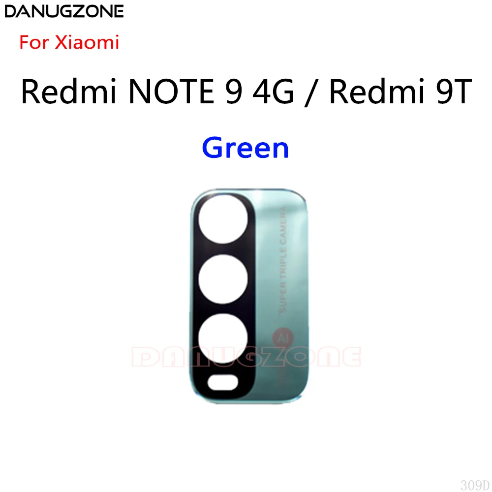 For Xiaomi Redmi NOTE 9 4G M2010J19SC Back Lens Rear Camera Glass Lens Mirror Redmi 9T