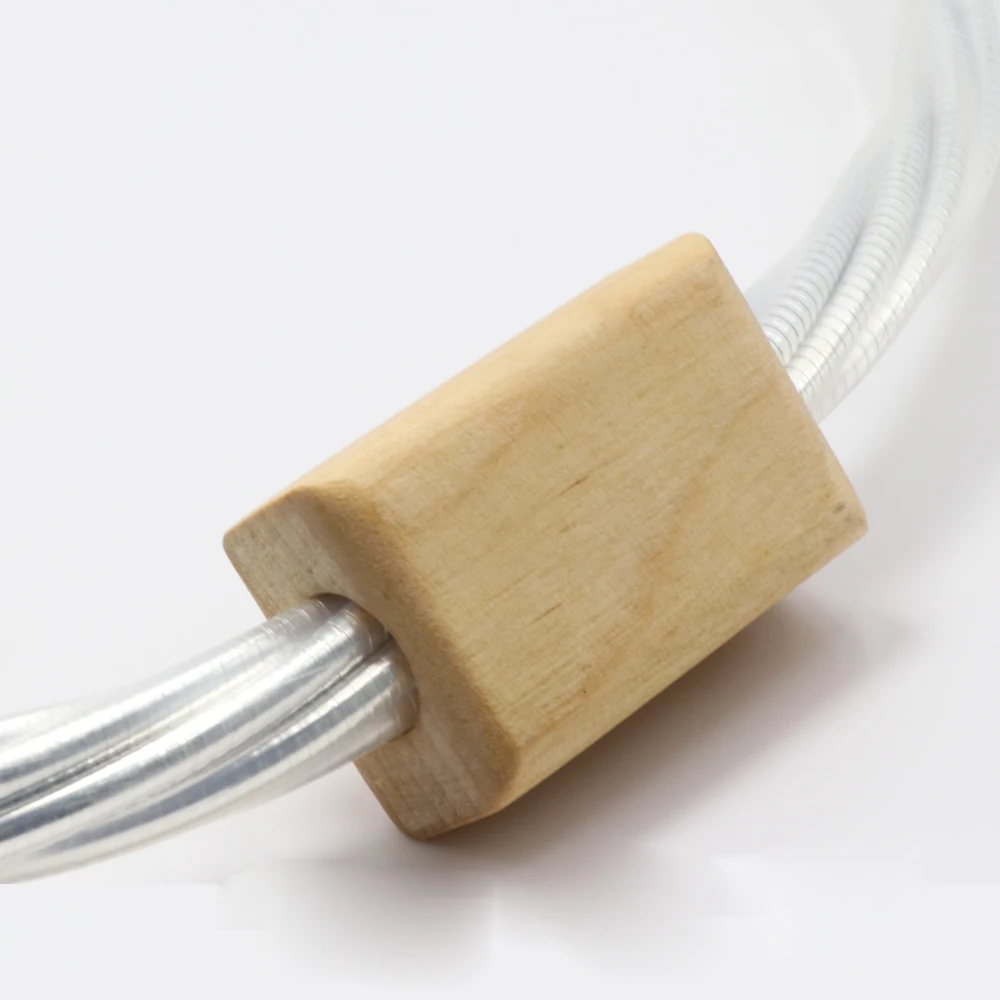 Nordost-Cable de alimentación de referencia Chapado en plata odin 7N, de alta calidad, con enchufe europeo/estadounidense de fibra de carbono