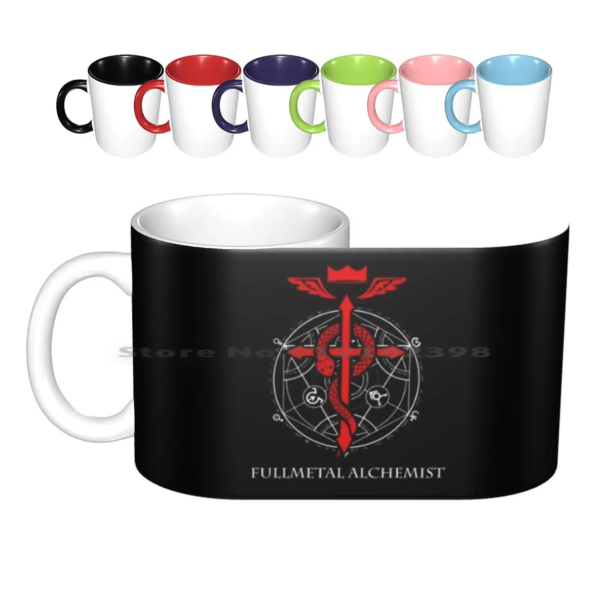 Fullmetal Alchemist Ceramic Mugs Coffee Cups Milk Tea Mug Fullmetal Alchemist Fullmetal Alchemist Hiromu Arakawa Hiromu Arakawa