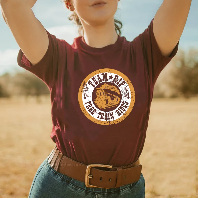 2025 فريق مزق جولات محطة القطار تي شيرت يلوستون داتون مزرعة قميص مزق ويلر بيث داتون تيز خمر y2k القمم الجمالية #4