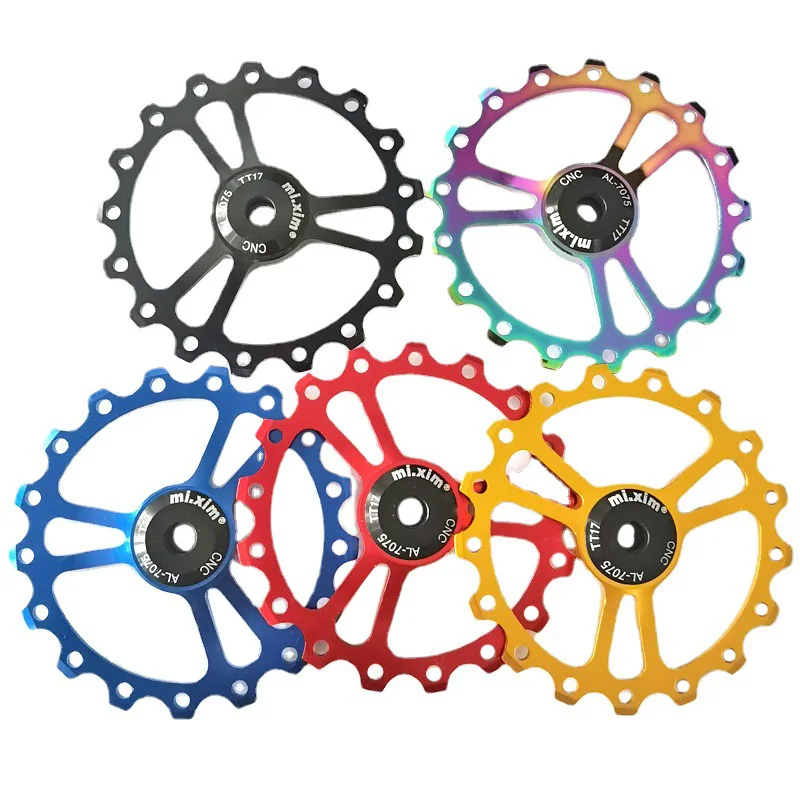 2021 New Bicycle Ceramics Rear Derailleur 14T 15T 16T 17T 18T Jockey Wheel Road MTB Guide Bike Ceramics Bearing Bicycle Parts