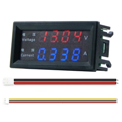 M4430 DC 100V 200V 10A woltomierz cyfrowy amperomierz 4-cyfra 0.28 cal wyświetlacz LED napięcie Volt Amp Tester miernik panelu