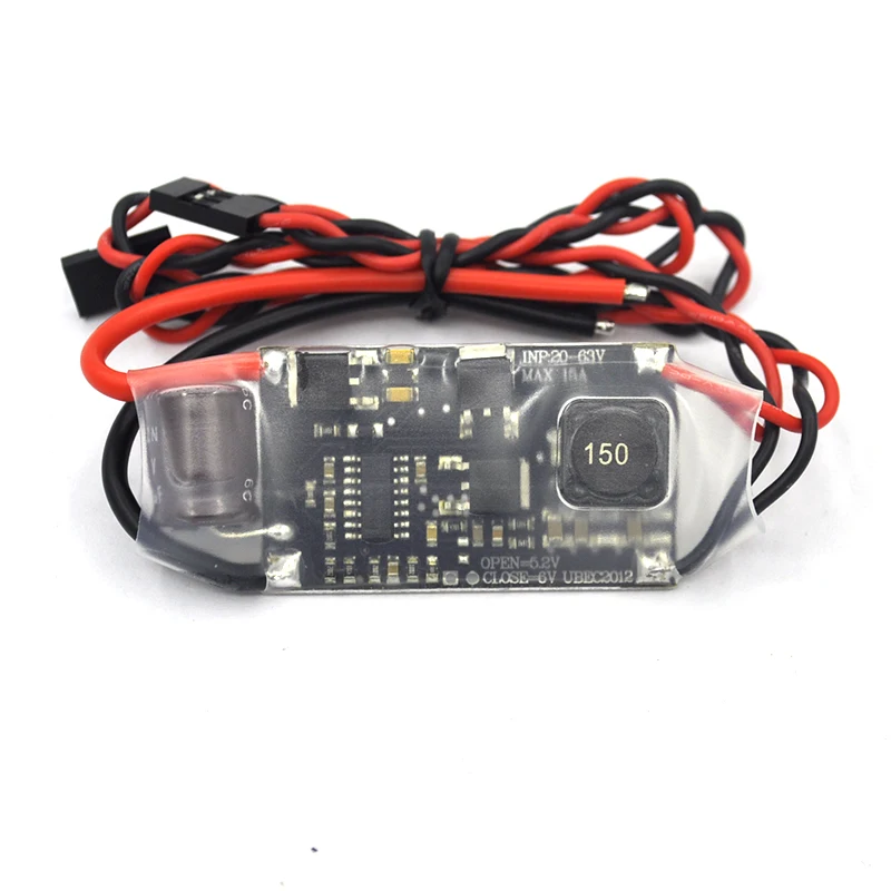 5V 3A/5A/7A UBEC BEC 7A 15A Lipo 2-8S 16g rumore RF più basso BEC regolatore di commutazione Antijamming a schermatura completa per droni RC FPV