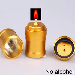 Portable Metal Mini Alcohol Lamp Lab Equipment Heating Liquid Hiking Travel survival Camping Stoves For Outdoor alcohol wit B9P3