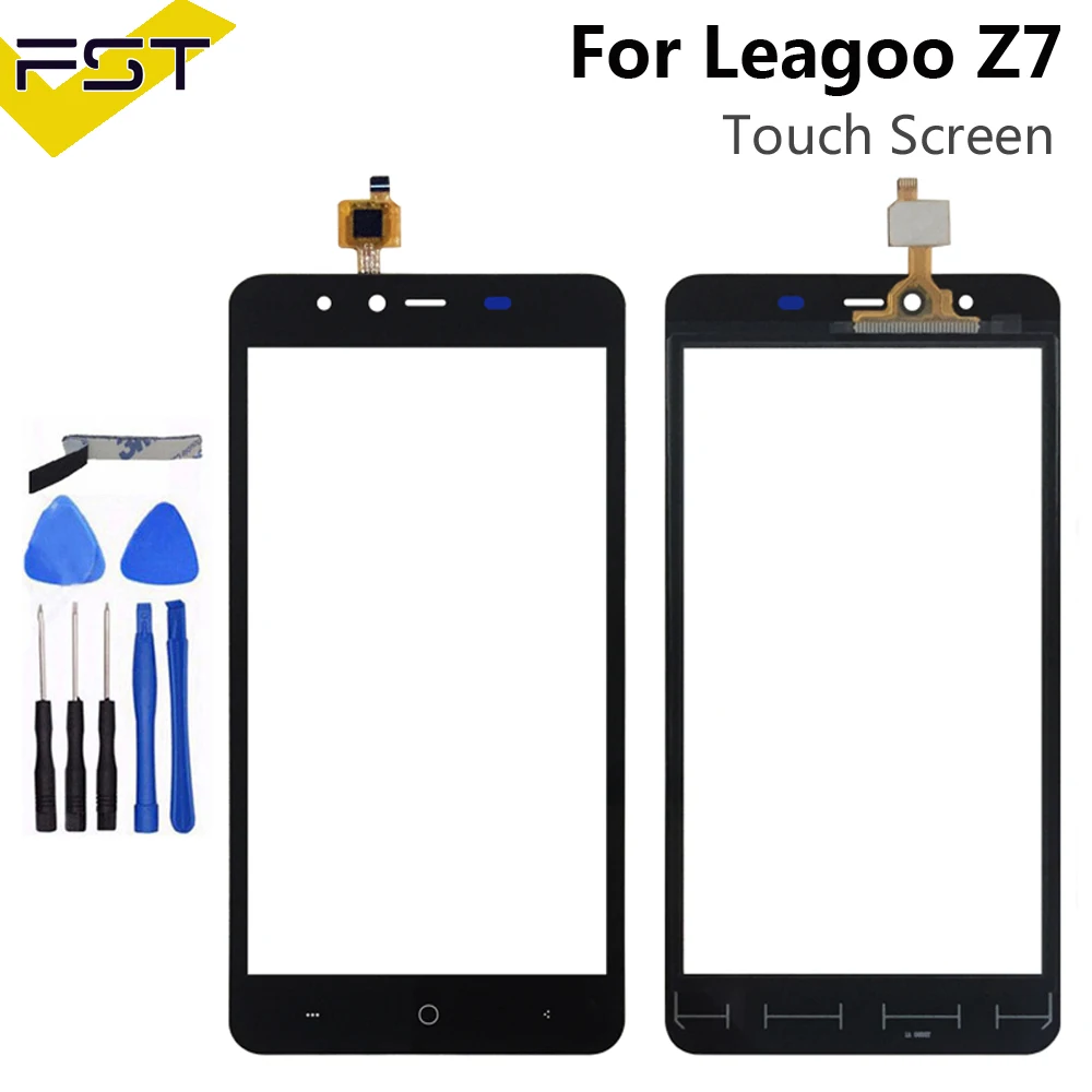 5.0''Black Tested Well Touch Screen Digitizer For Leagoo Z7 Touch Panel Front Glass Lens Sensor Touchscreen For Leagoo z7