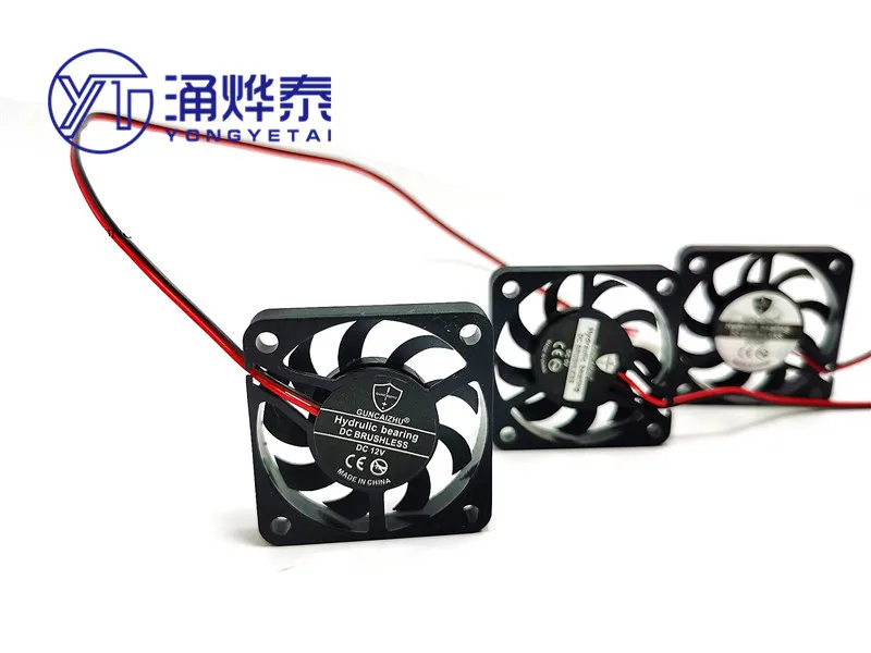 YYT 4007 ultra-thin 4CM hydraulic bearing cooling fan 24V12V5V brushless DC 3D printer 40*7MM 9 blades sickle