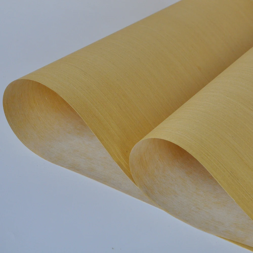 Folheado projetado de teca com suporte de lã