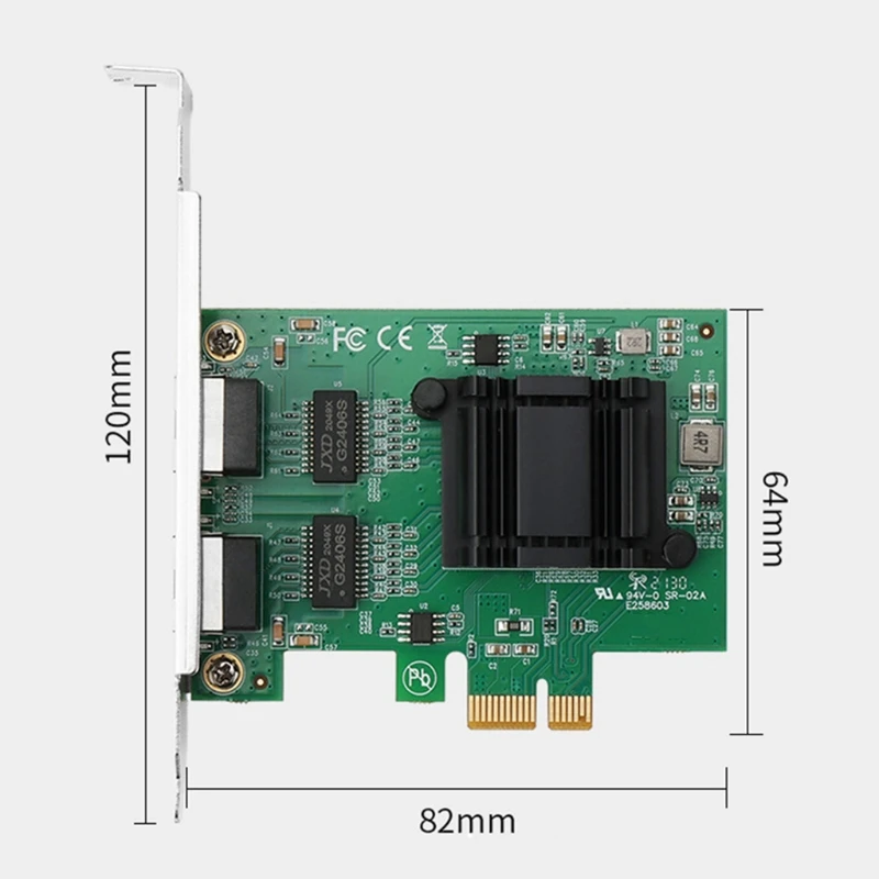 Per Intel 82671 PCI-E X1 scheda di rete Gigabit adattatore Ethernet PCI Express 1000Mbps supporto Windows Server/Linux/VMware