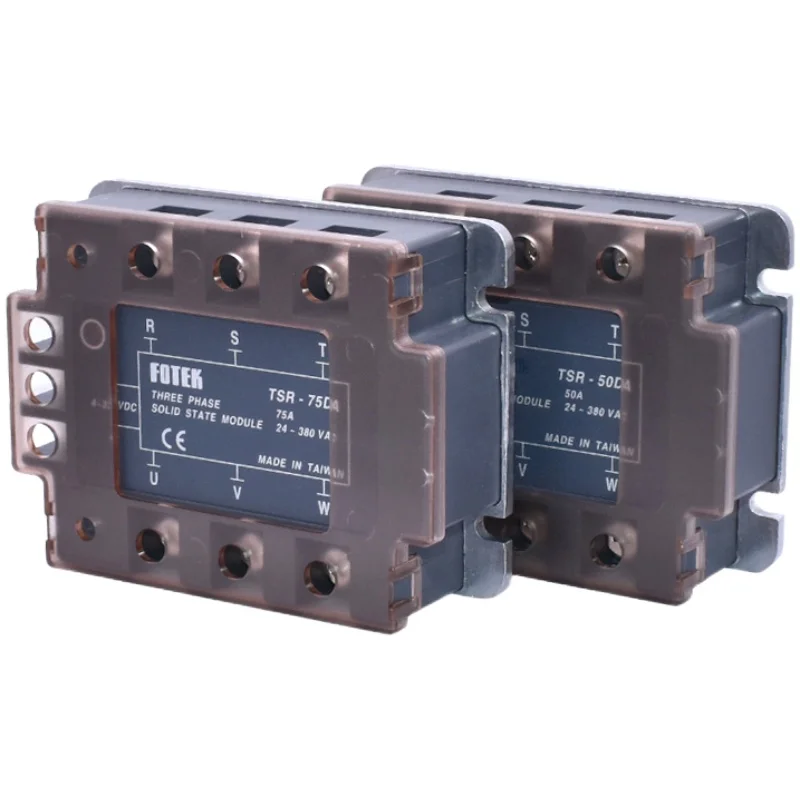FOTEK three-phase solid state relay DC control AC TSR-25DA TSR-40DA TSR-50DA TSR-75DA TSR-25DA-H TSR-40DA-H TSR-50DA-H TSR-75DA-