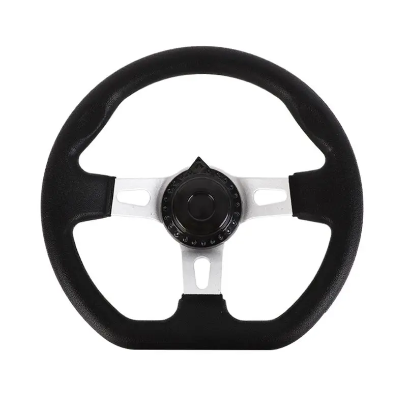 270mm Universal For Go Kart Replacement Accessories PU Foam Steering Wheel Interior Vehicle With Holes Hardware 3 Spokes C45