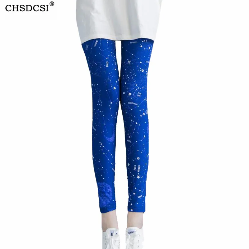 

CHSDCSI Womens High Waist Running Pants Exercise Constellation Love Print Gym Workout Leggins Fitness Running Sexy Leggings