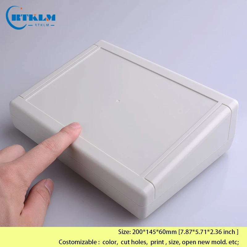 Wall mounting junction box  Plastic enclosure ABS plastic box  DIY electronic project case Custom shell 200*145*60mm