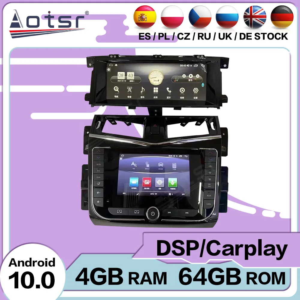 

Carplay Android 10 Player For Nissan Patrol Armada Royale Y62 2010 2011 2012 2013 2014 2015-2020 GPS Navi Stereo Radio Head Unit