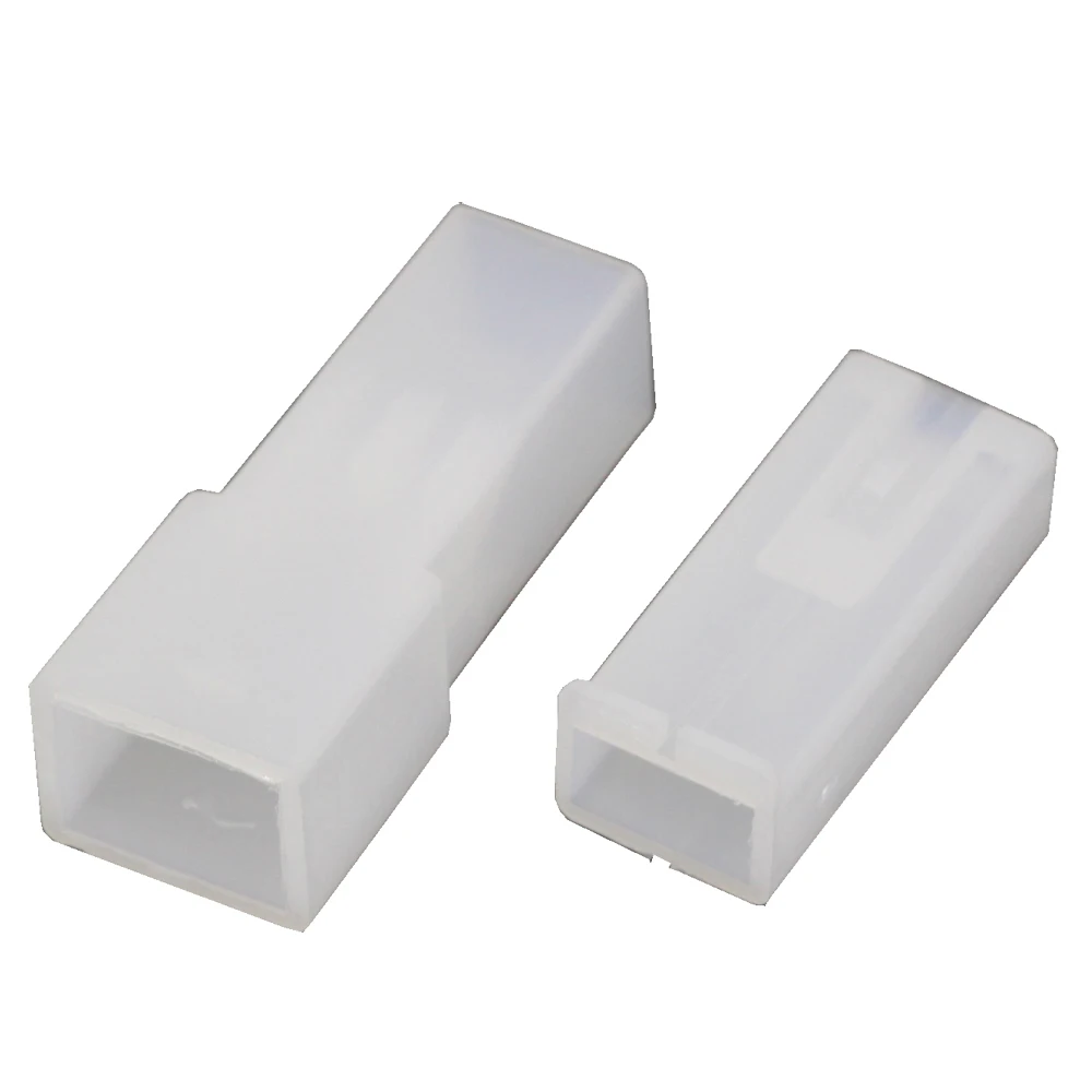 1 Pin 6.3 Series Car & Motorcycle Connector White Plastic Plug With Terminal DJ70121-6.3-11/21 1P Connector