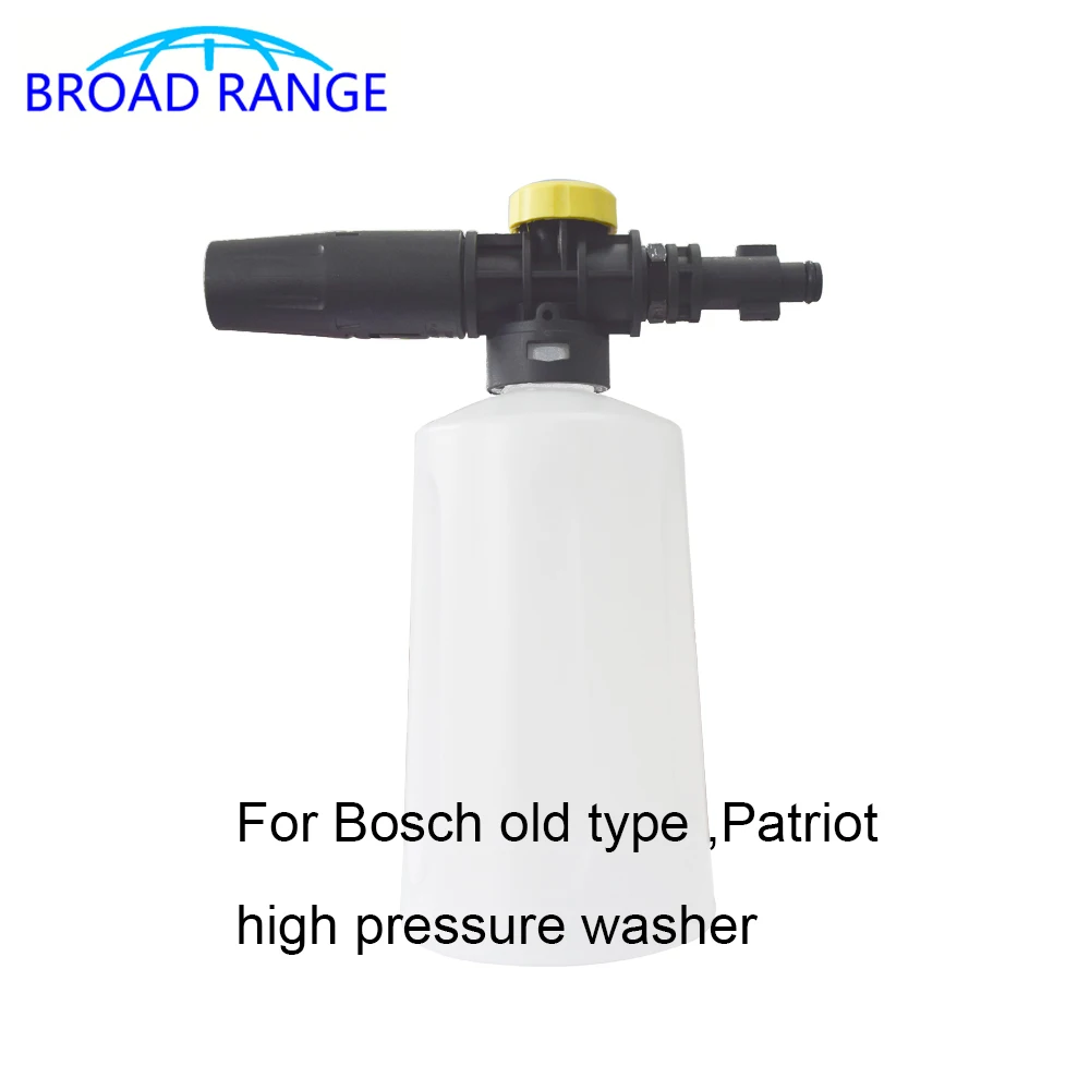 750ML Snow Foam Lance for Old Bosch Patriot High Pressure Washer Soap Foam Generator With Adjustable Sprayer Nozzle Car Cleaning