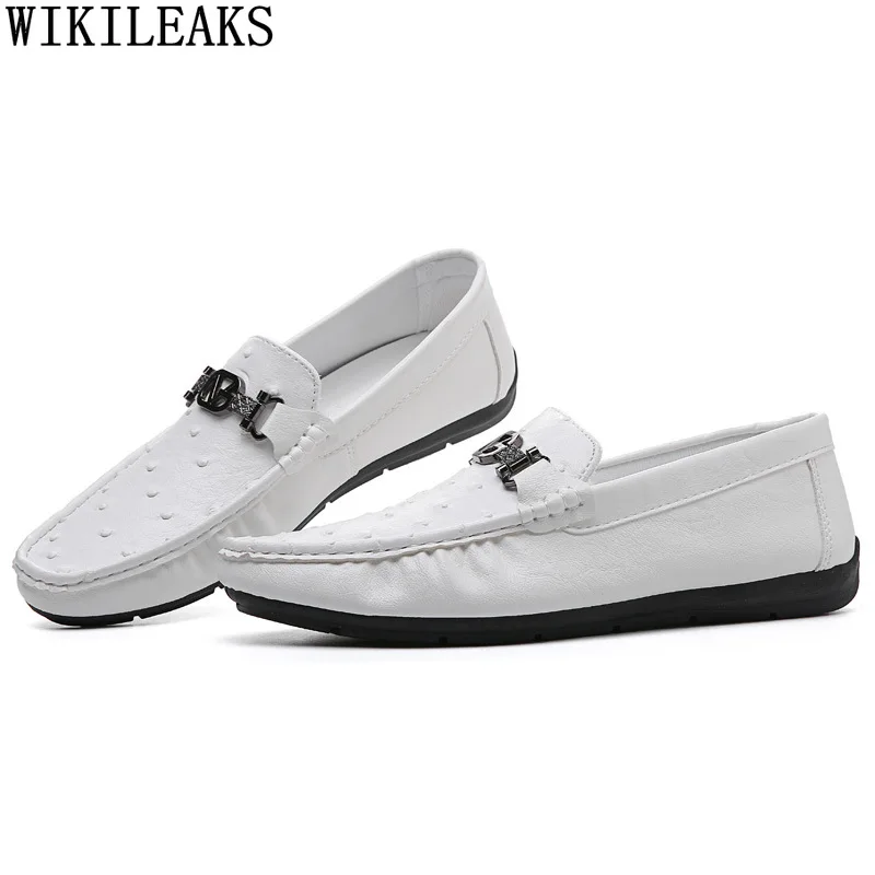 2024 Mens Loafers Luxury Leather Men Shoes Fashion New Casual Shoes for Mens Slip on Shoes Men Zapatillas Hombre Chaussure Homme