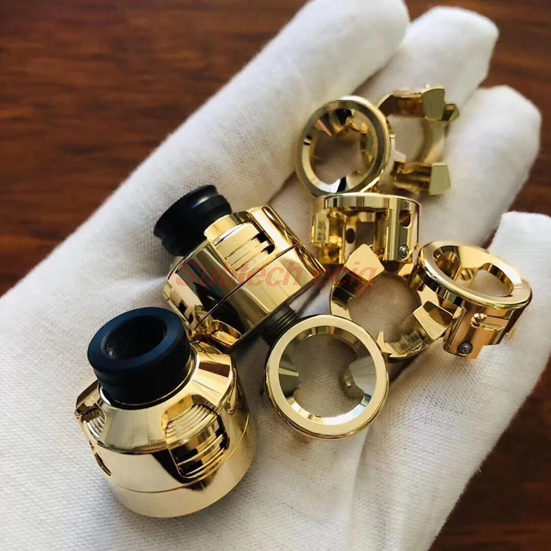 아머 개조 엔진 RDA 탱크, BF 핀, 316SS, 22mm 교체 가능한 기류 조절 제어, 단일 코일 데크 빌드 베이프 무화기