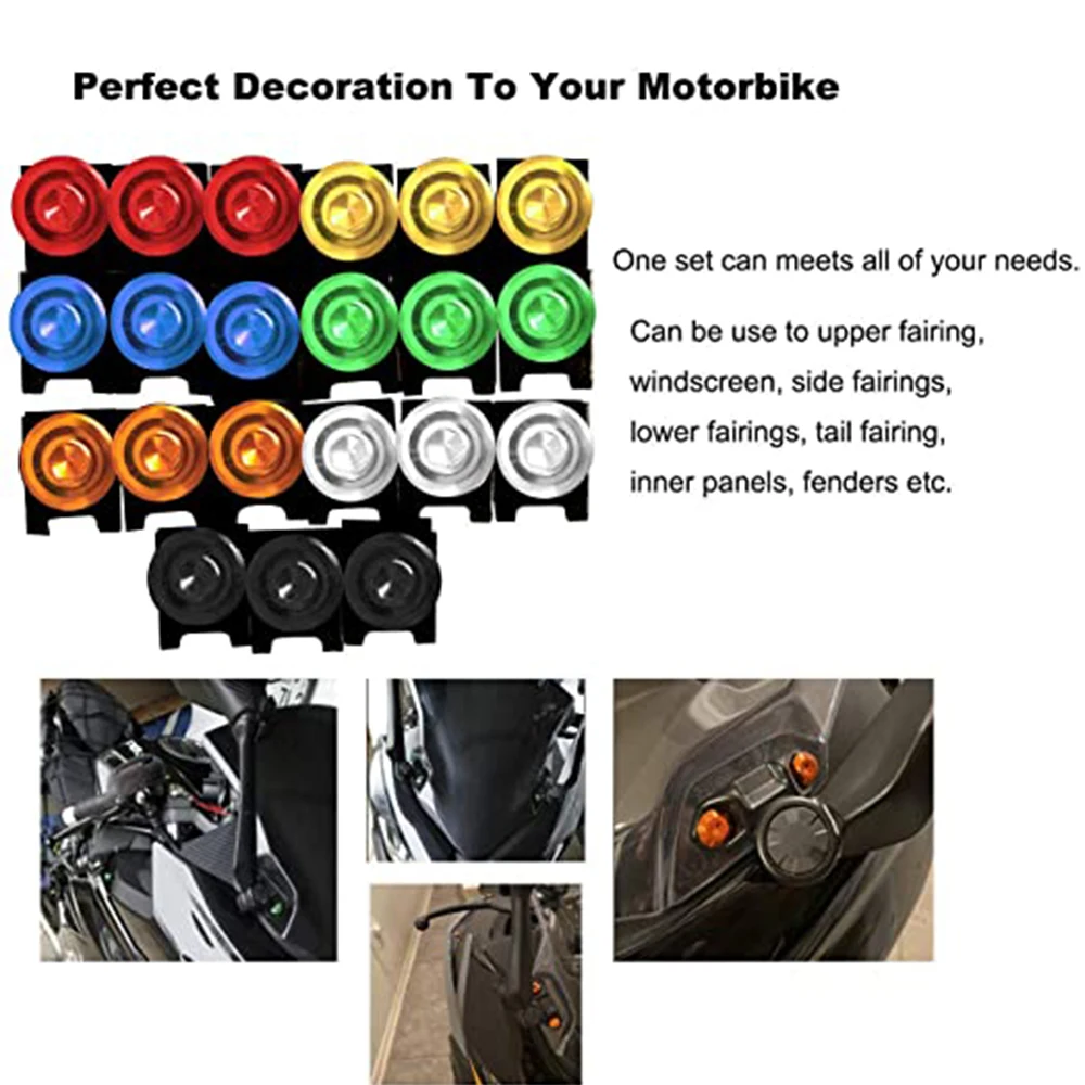 For YAMAHA YZF R1 R1M R15 R25 R3 R6 R125 R15 R25 MT-07 MT-09 MT-10 FZ6 FZ8 Motorcycle CNC Full Fairing Bolt Kits Bodywork Screws