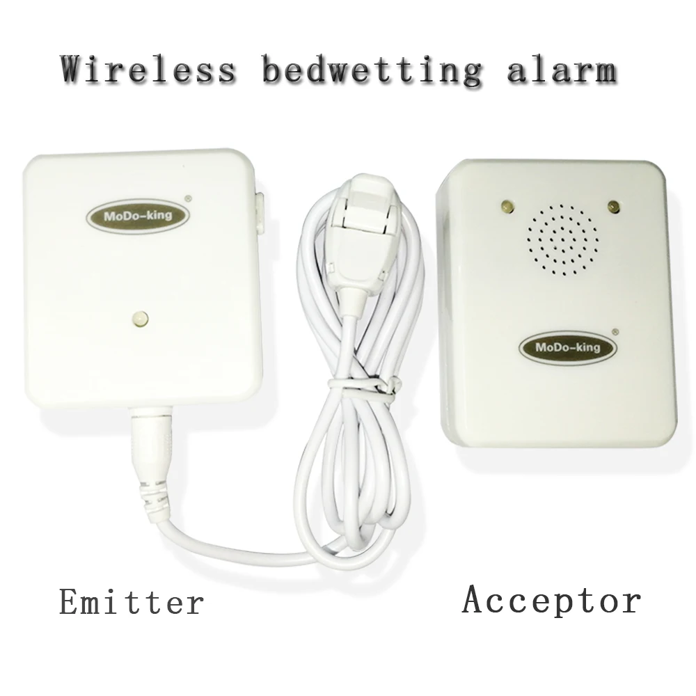 MoDo-king Wireless Reception Distance 30 Meters Bedwetting Alarm For Baby Kids Music Reminder Enuresis Alarm Nocturnal Enuresis