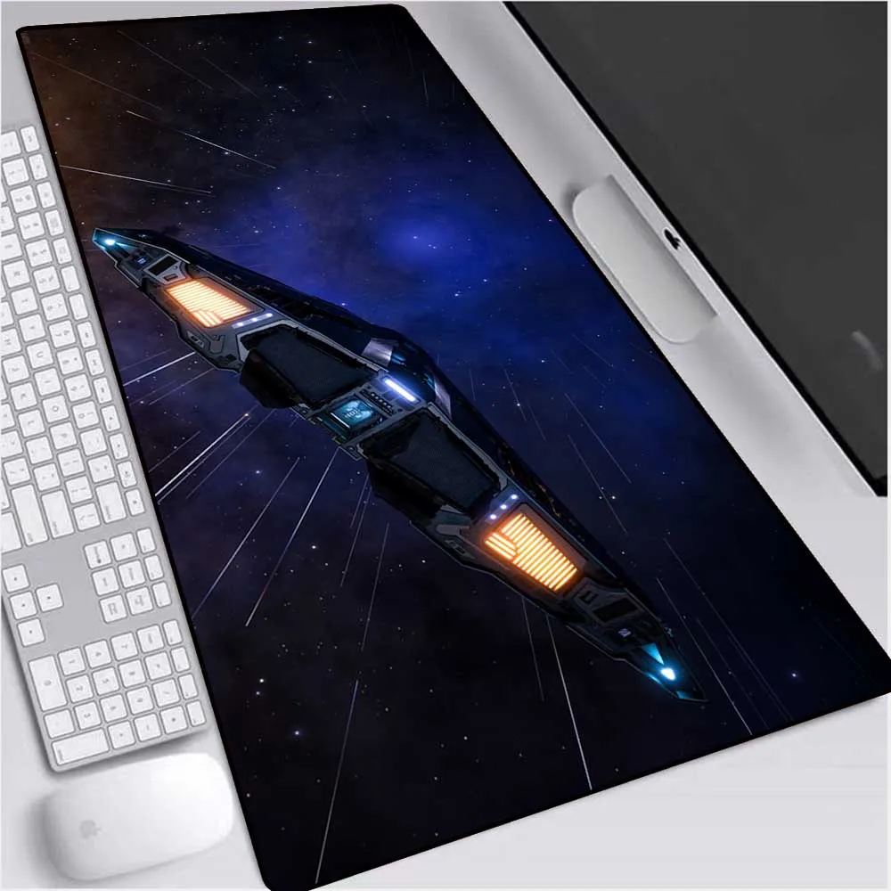 

Mairuige Eve Online Spaceship Universe Scenery PC Gamer Mats Mousepad Large Size 900X400X2MM Gaming Accessories XXL Desk Mat