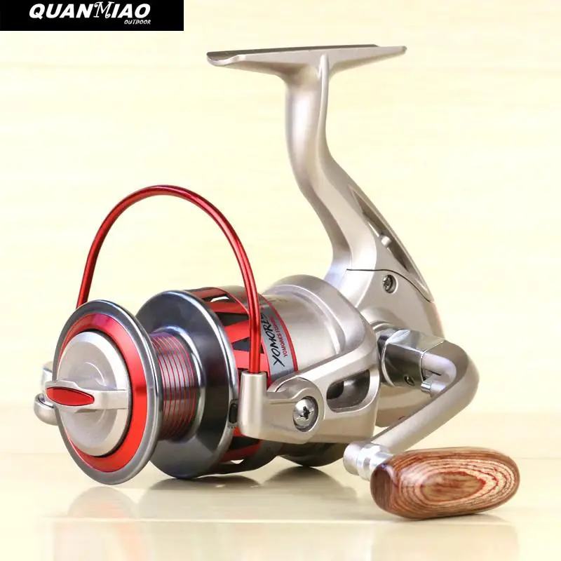 

QuanMiao Metal Fishing Reel 1000-7000 Series Left / right rocker interchangeable 5.5:1 10BB + 1 Bearing Balls Fishing Wheel