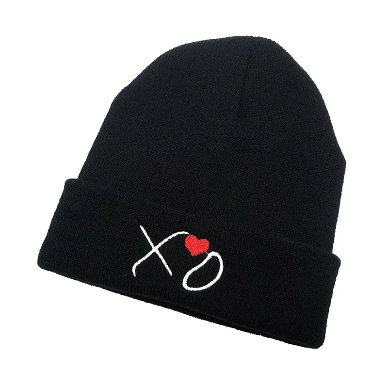 Winter Autumn Unisex Embroidery  Knitting Beanies Skull Hat Drinking Enthusiast Men Women Keep Warm Windproof Cold Cap W81