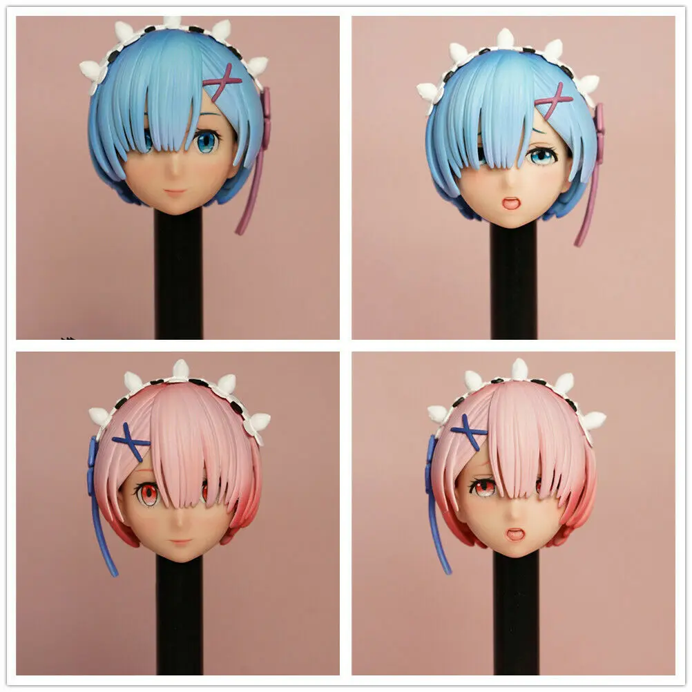 MR.TOYS 1/6 MT2020-05 Anime Girl Rem/Ram Head Sculpt Fit 12