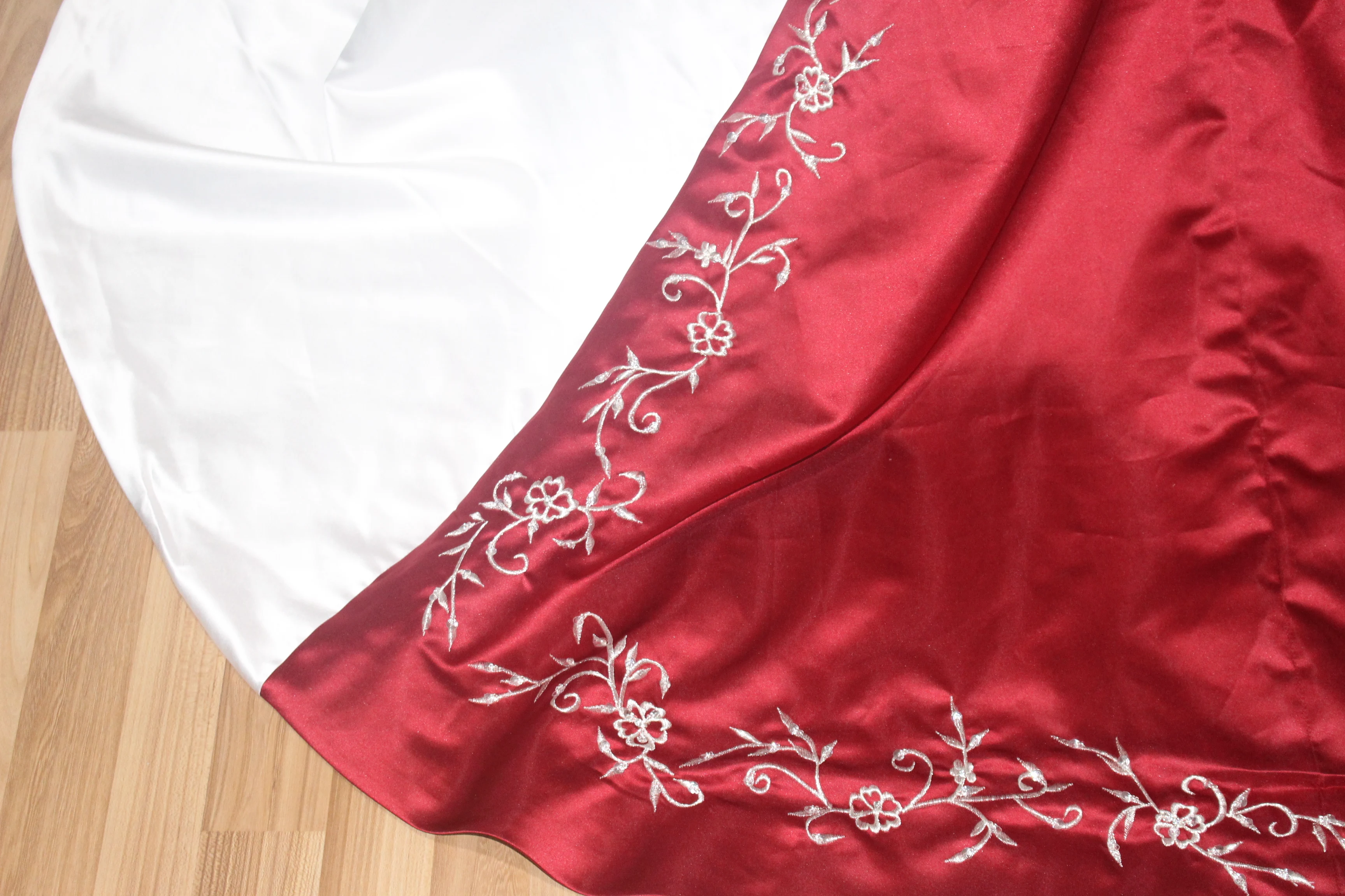 Alte Rot Blau Korsett Brautkleider Kapelle Zug Liebsten Perlen Stickerei Kirche Garten Farbe Accent Lace-up Brautkleider