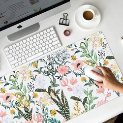Green Plants Mouse Pad Gamer HD Home Large MousePads Mouse Mat Office Carpet Laptop Gamer Natural Rubber Desktop Mouse Pad