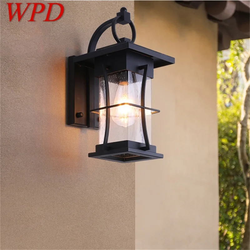 

WPD New Outdoor Wall Light Classical LED Sconces Lamp Waterproof IP65 Decorative For Home Porch Villa