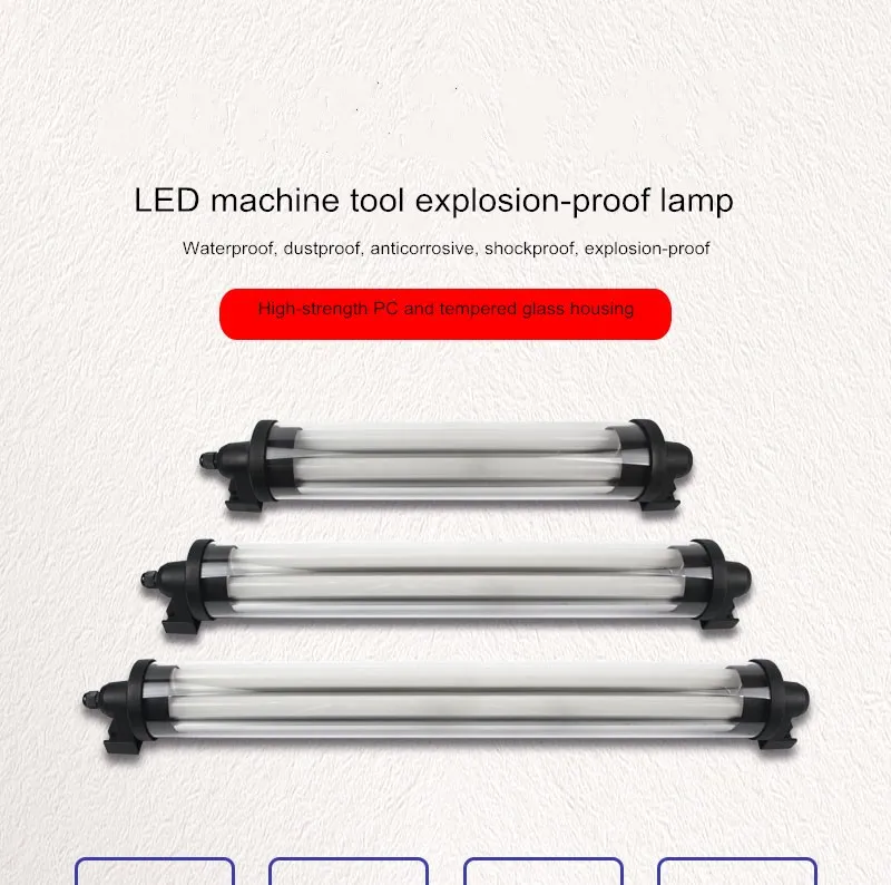 4W/6W/8W/12W Industrial Led Ex[osion-Proof Lamp CNC Machine Work Light For Garage Warehouse Workshop Sewing Machines Lighting