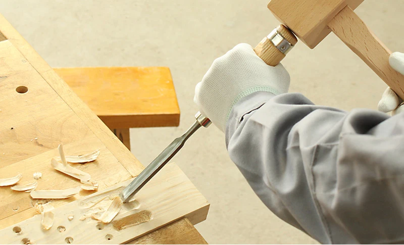 Scalpello semicircolare scalpello curvo in legno foro rotondo manico in legno Set di scalpelli a forma speciale strumenti manuali per la lavorazione del legno