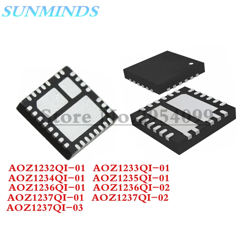 10PCS AOZ1232QI-01 AOZ1233QI-01 AOZ1234QI-01 AOZ1235QI-01 AOZ1236QI-01 AOZ1236QI-02 AOZ1237QI-01 AOZ1237QI-02 AOZ1237QI-03