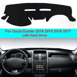2 Layers Car Dashboard Cover Carpet Cape For Dacia Duster 2014 2015 2016 2017 LHD Sun Shade Pad Carpet Dashmat Sun Shade Pad