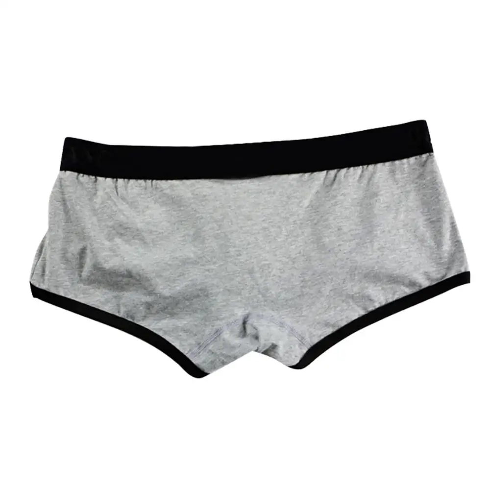 Plus Size Men U Convex Boxers Briefs Breathable Soft Cotton Mid Rise Underwear Loose Underpants Boxer Shorts