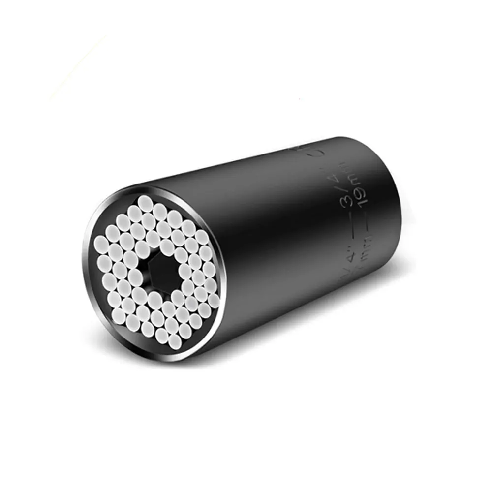 BINOAX Universal-Steckschlüssel-Werkzeug, 7–19 mm Griff-Steckschlüsselsatz, passend für Standard 1/4 Zoll – 3/4 Zoll – Detail 4