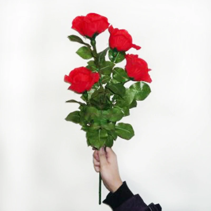 

Lighting rose Remote Control (4 flowers) - Magic trick,flower magic,close up magic,stage,magic for lover,romantic