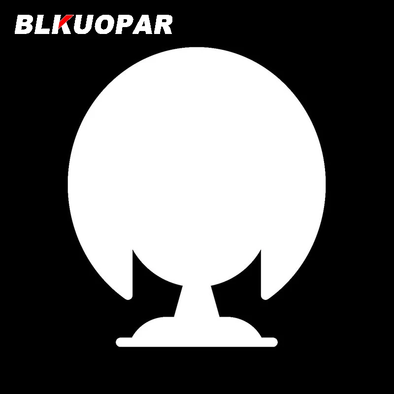 BLKUOPAR Salon Wig Car Stickers Die Cut Vinyl Car Wrap Decals Motocycle Helmet Surfboard Waterproof Sunscreen Decoration