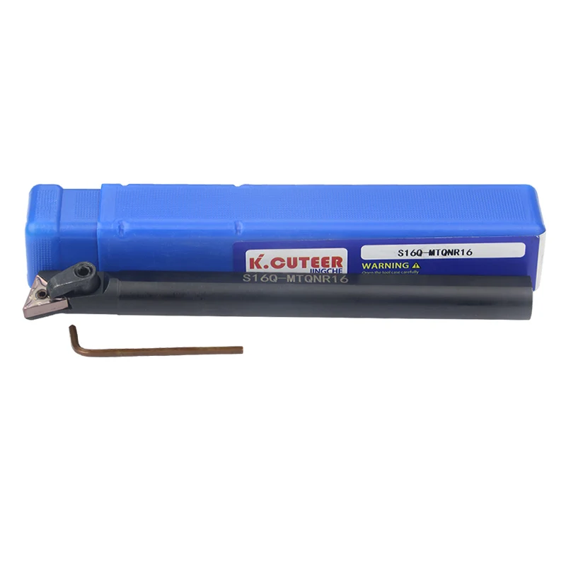 1 adet S16Q-MTQNR16 S20R-MTQNR16 S25S-MTQNR16 İç torna takım tutucu TNMG karbür uçlar torna çubuk CNC kesme alet takımı